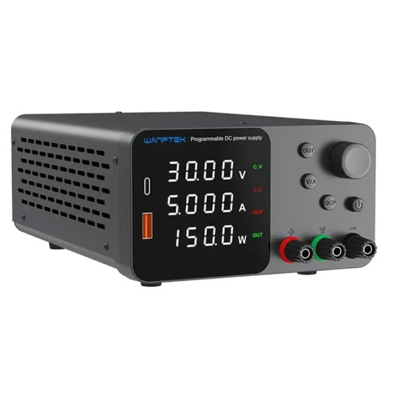 Alimentatore da banco 30V 5A 150W con regolatore di tensione CC USB/TYPE-C 18W Alimentatore da banco 30V 5A 150W con regolatore di tensione CC USB/TYPE-C 18W